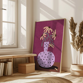 Flowers in Vase Poster