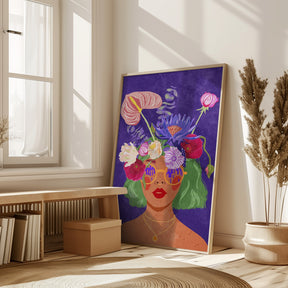 Flower head Poster