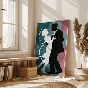 Elegant Couple Dancing Poster