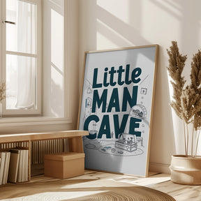 Little Man Cave Poster