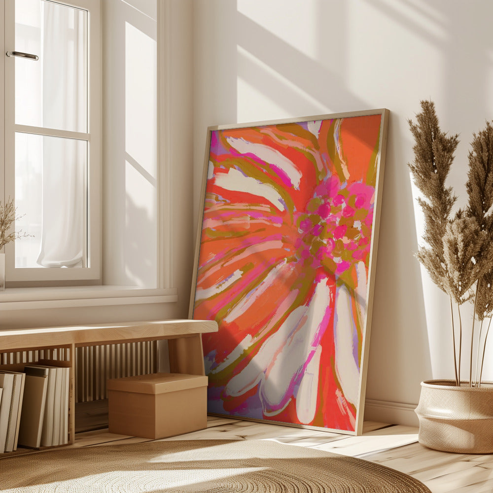 Abstract flower detail Poster