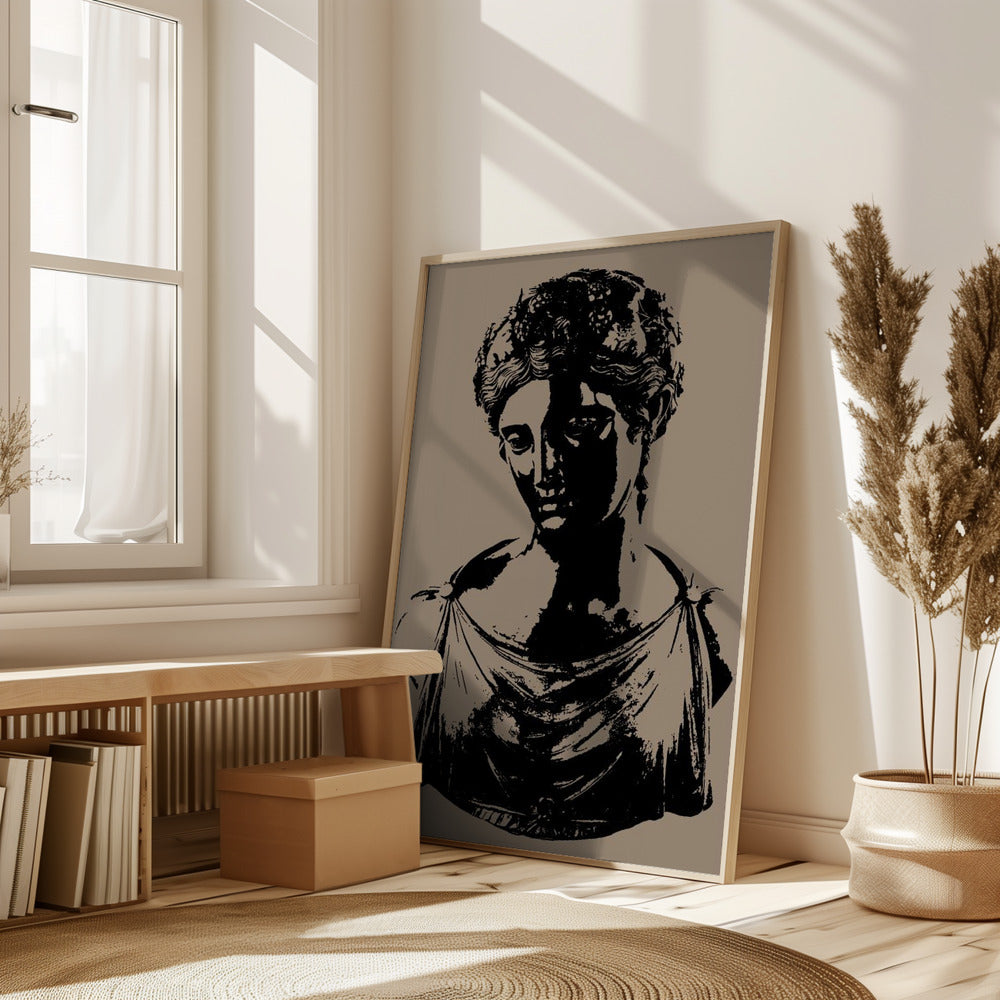 Bust of Ariadne Poster