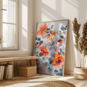 Watercolor Floral No. 2 Poster