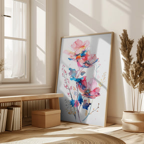 Watercolor Floral No. 8 Poster