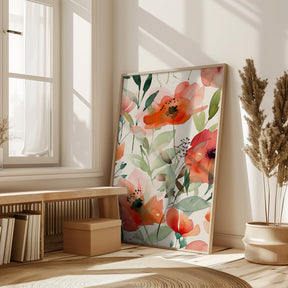 Watercolor Floral No. 10 Poster