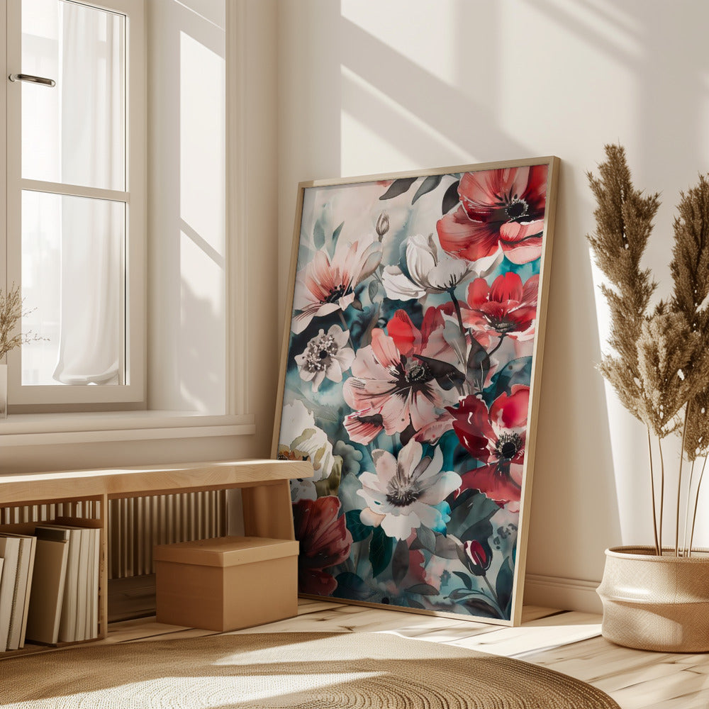 Watercolor Floral No. 11 Poster