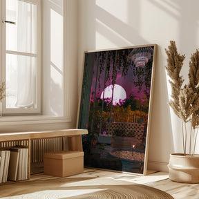 Purple Moon Palace Poster