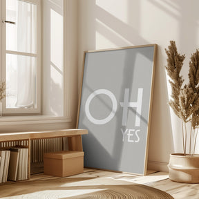 Oh Yes Griratio 2x3 Print By Bohonewart Poster