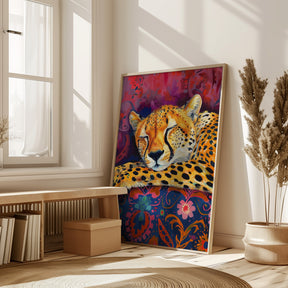 Resting Cheetah Poster