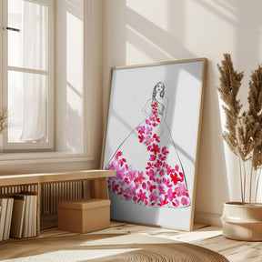 Oleta fashion illustration Poster