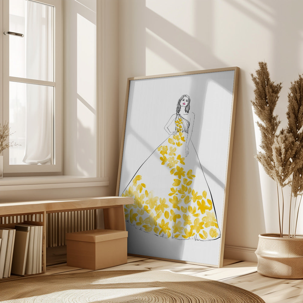 Oleta fashion illustration Poster