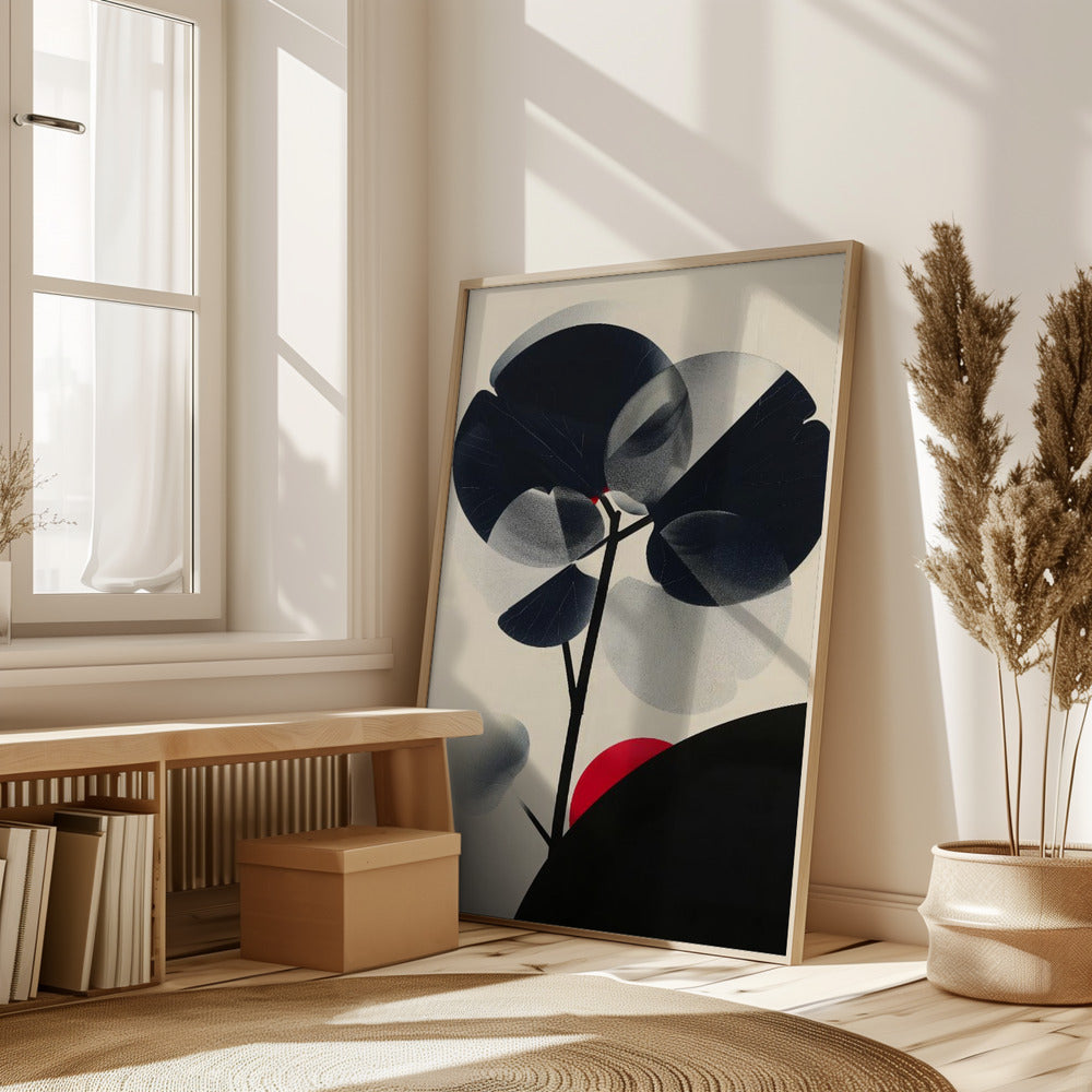 Abstract Leaves Poster