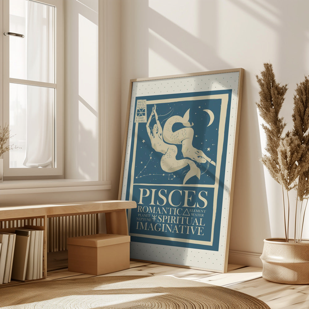 Pisces Print Poster