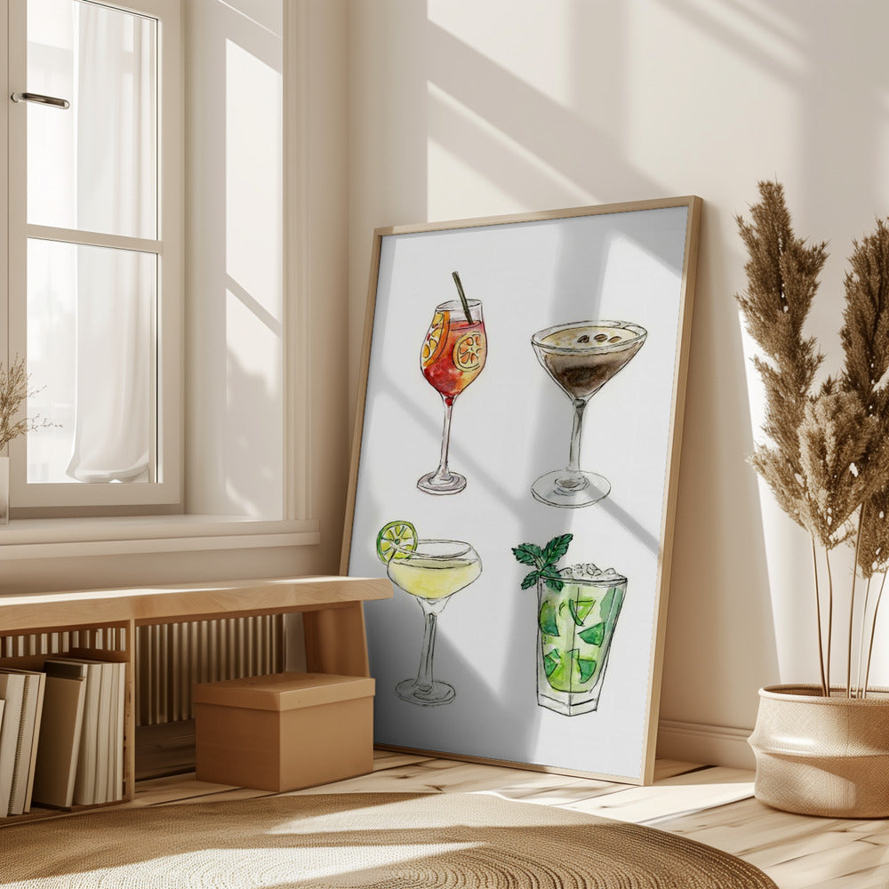 Cocktails Poster