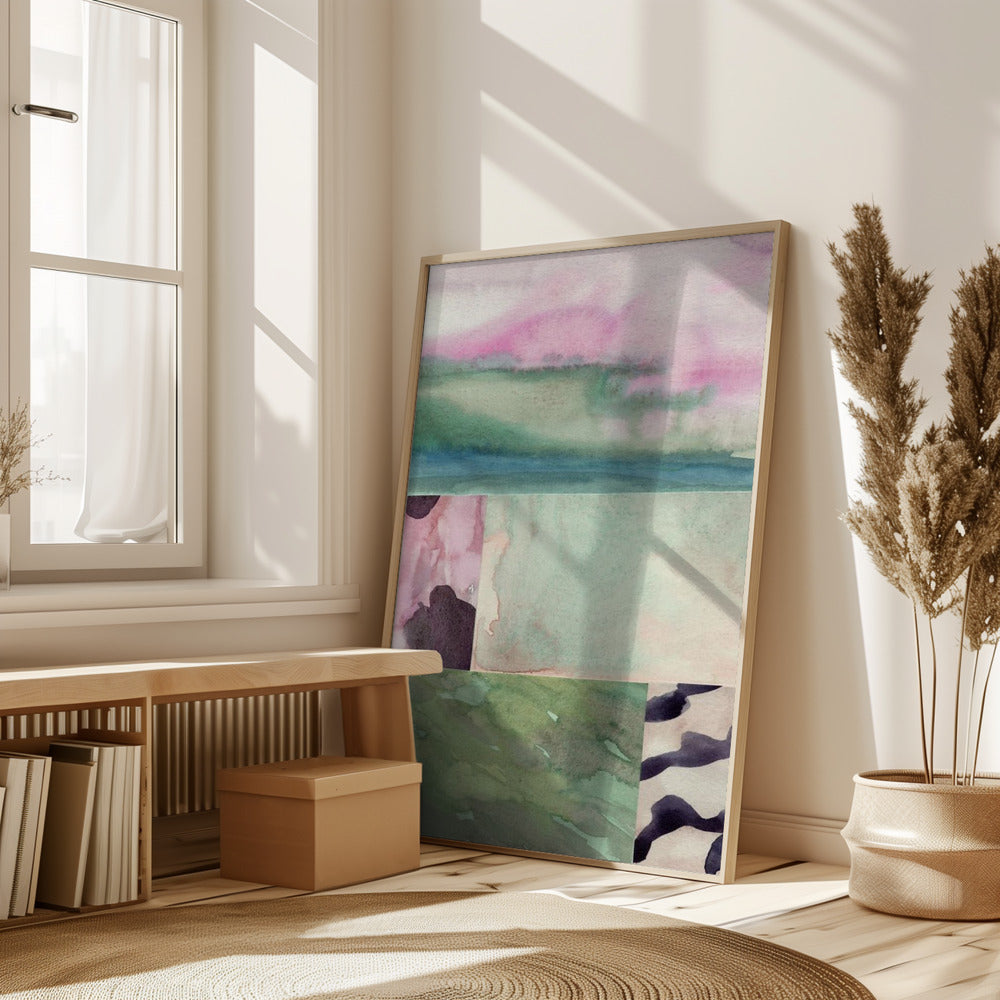 Watercolor abstract composition 10 Poster