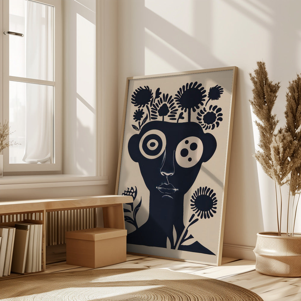 Flower Head Poster