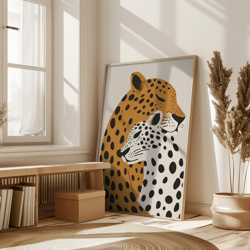 Leopard Mom Poster