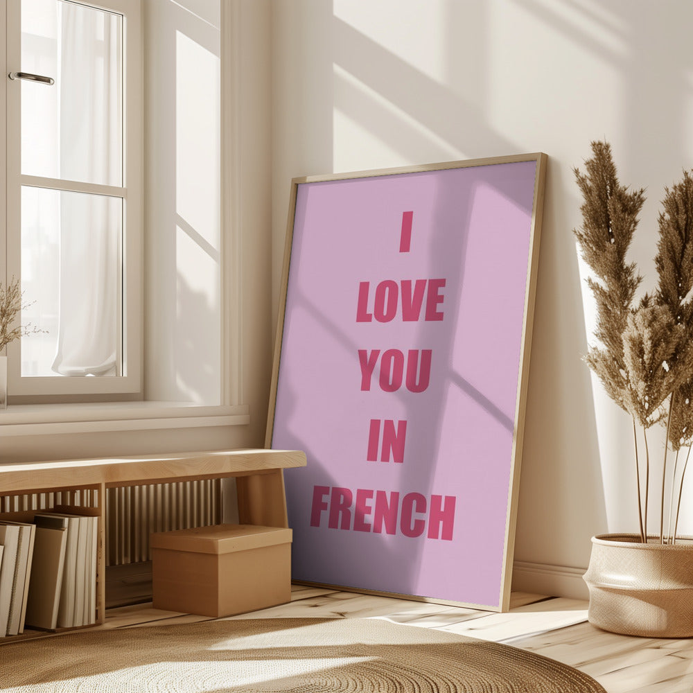 Frenchlovepink Ratioiso Poster