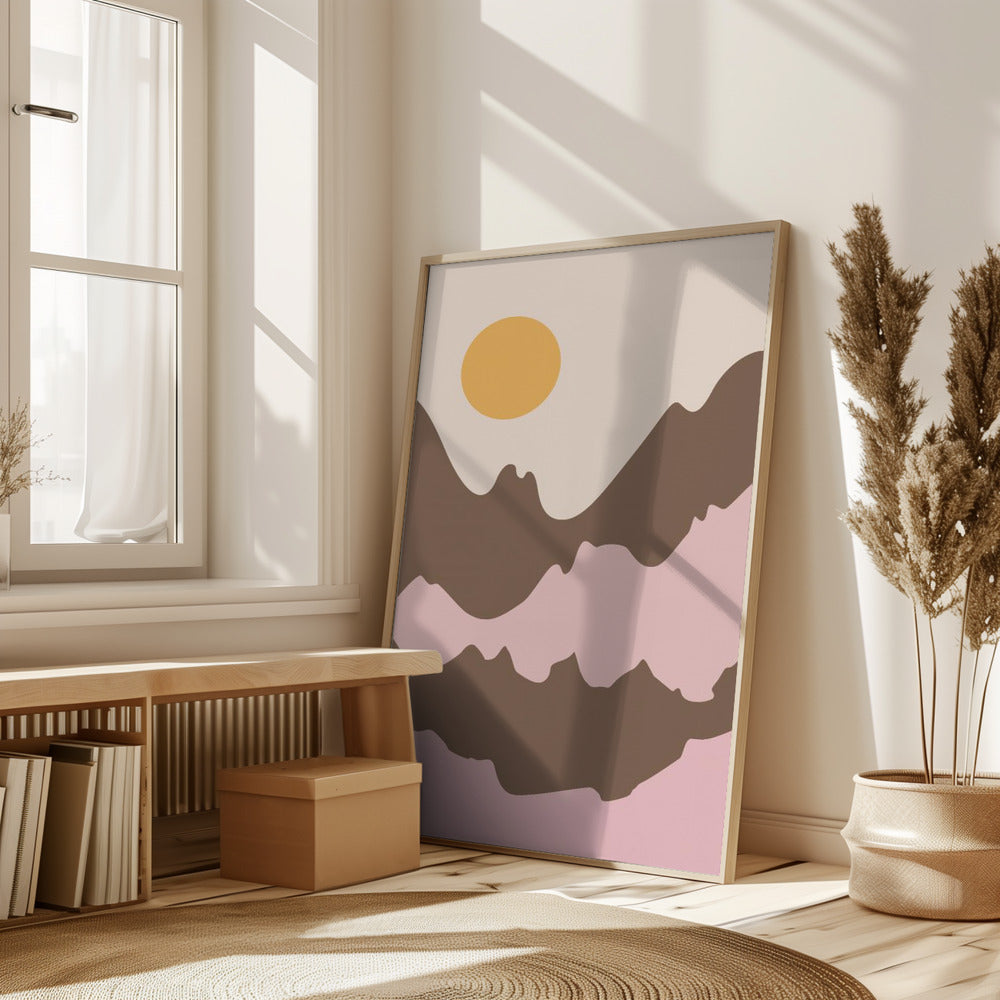 Abstractsunset Ratioiso Poster