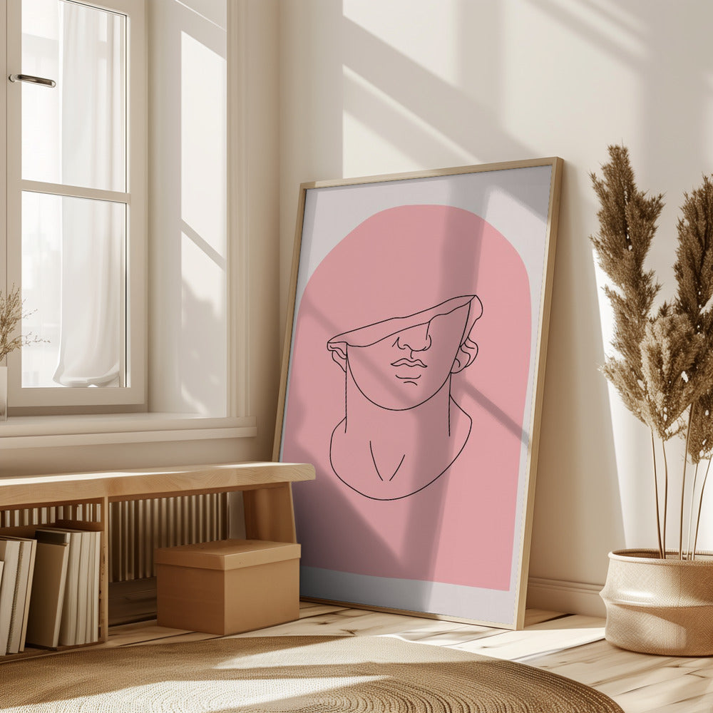 Aestheticmanpink Ratioiso Poster