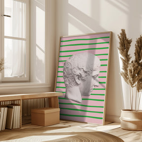 Ancientstatuestripes Ratio2x3 Poster