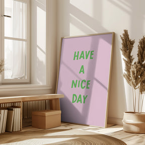 Nicedaygreen Ratio2x3 Poster