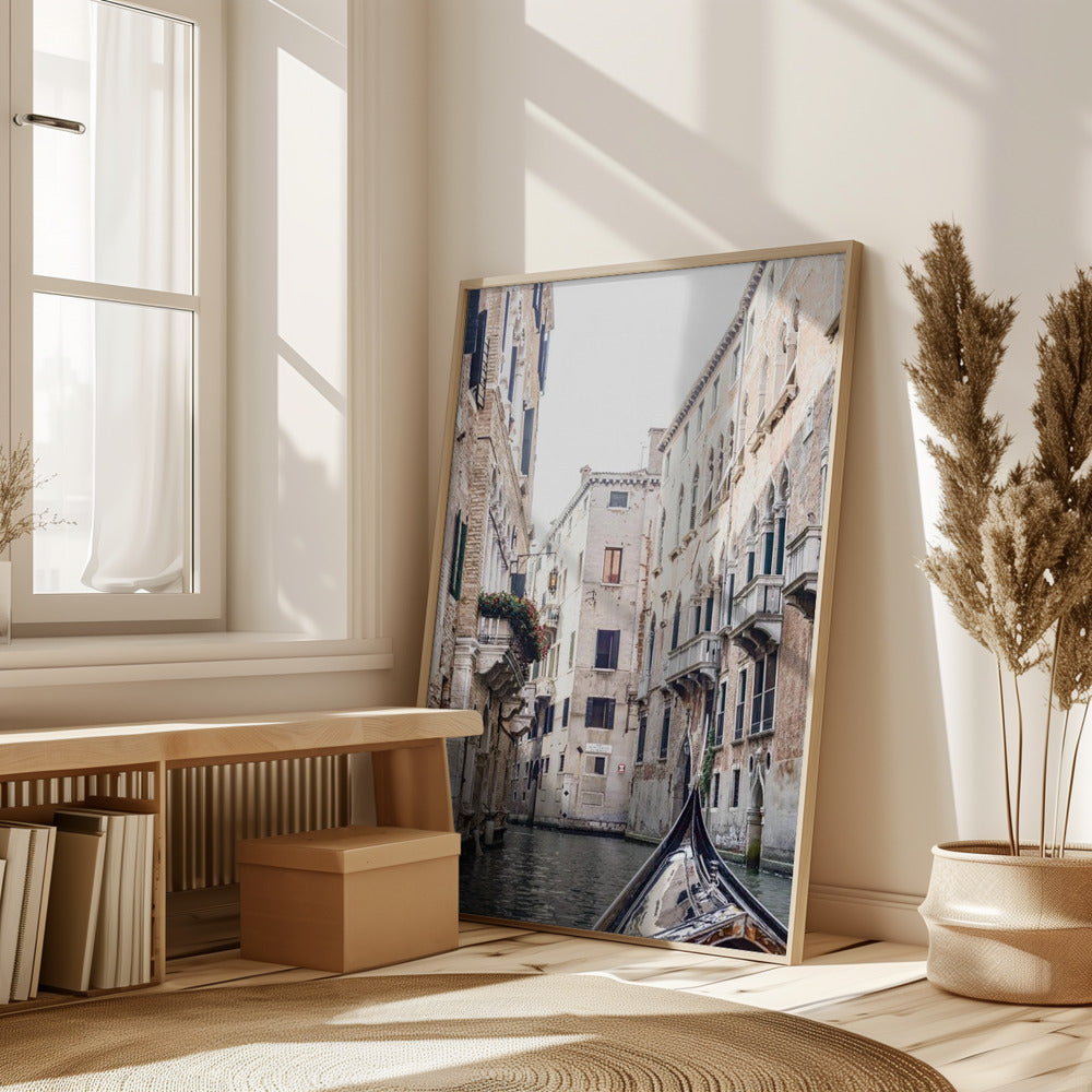 Venice Gondols and Houses