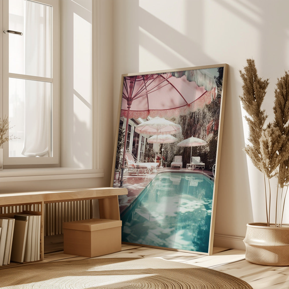 Glam Pool Life Poster