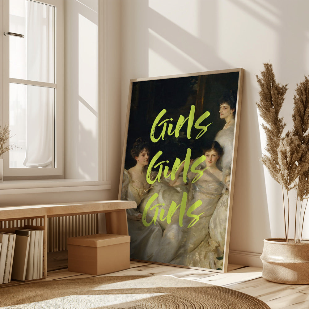 Girlsgirlsgirlsyellow Ratioiso Poster