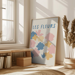 Lesfleursblue Ratio2x3 Poster