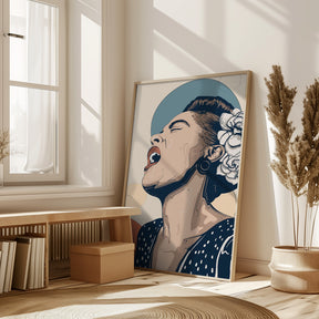 Billie Holiday Portrait Poster