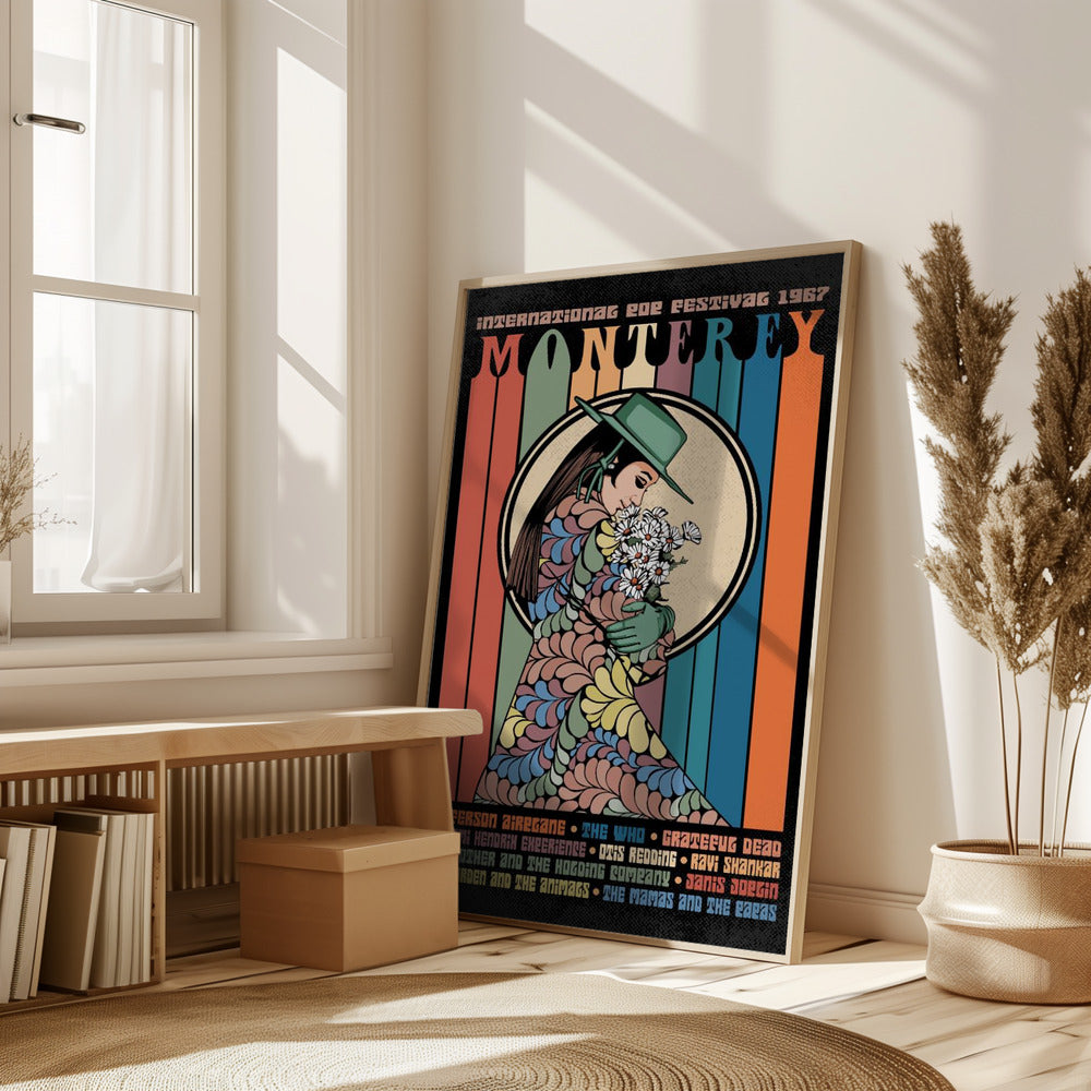 Monterey Pop Festival Poster