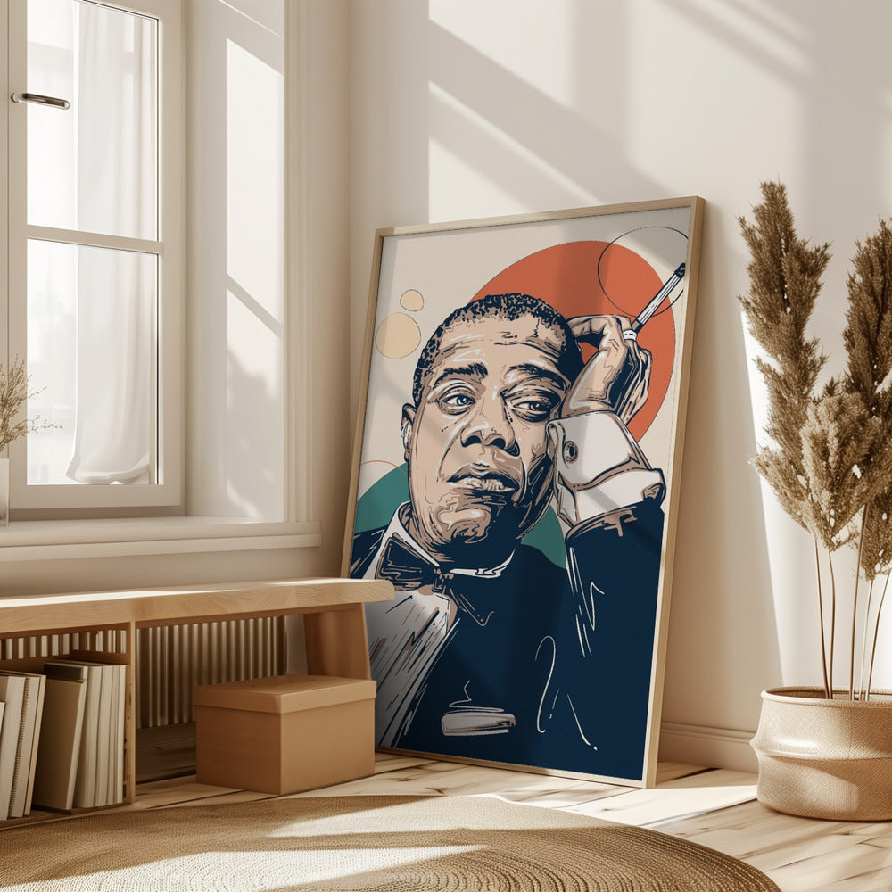 Louis Armstrong Portrait Poster