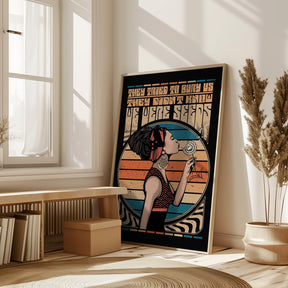 Peace Hippie Quote Poster