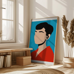 Audrey Hepburn Minimalist Pop Art Poster