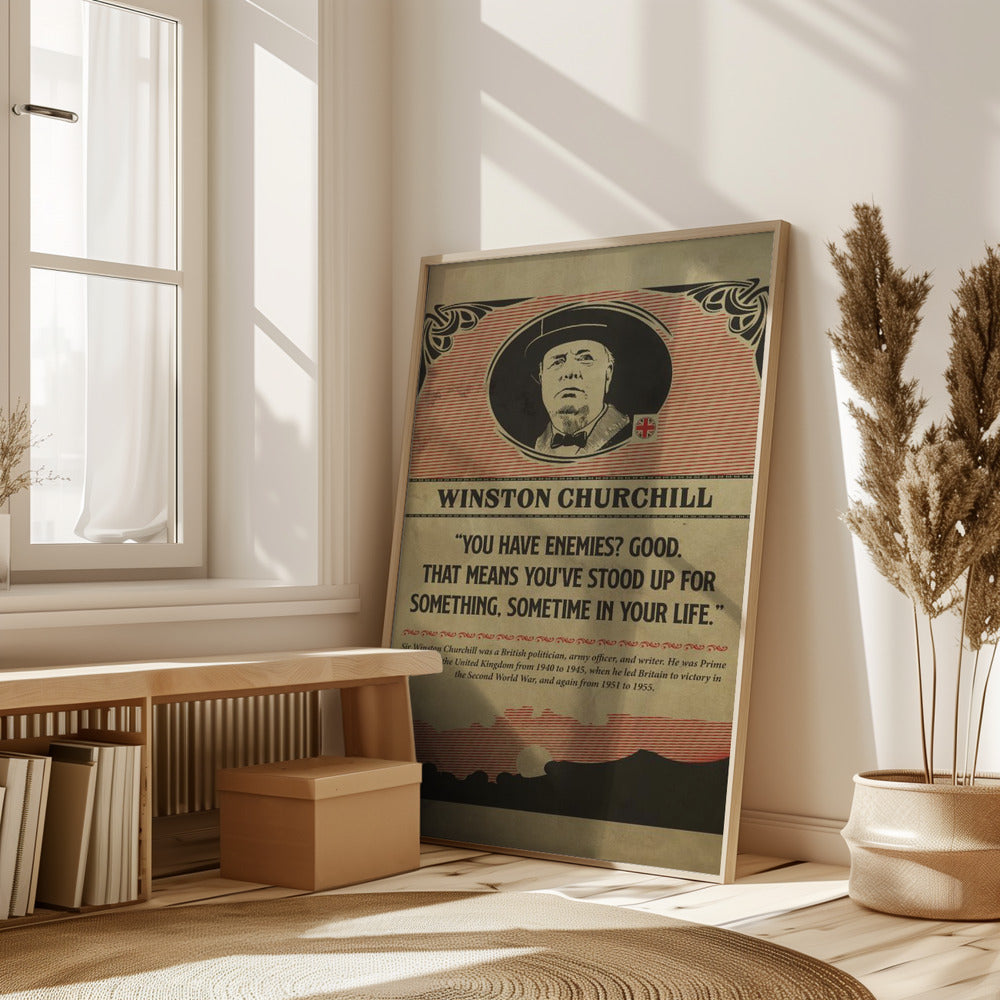 Churchill Print Poster