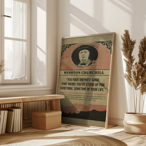 Churchill Print Poster