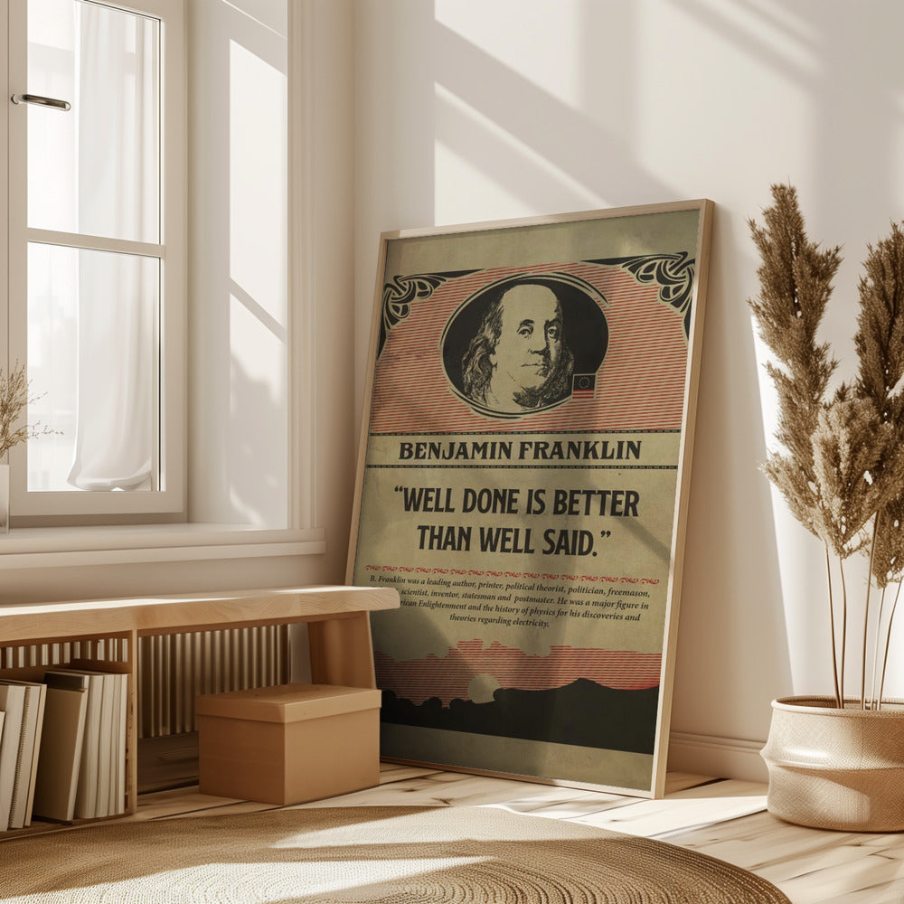 Franklin Print Poster