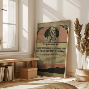 Pythagoras print Poster