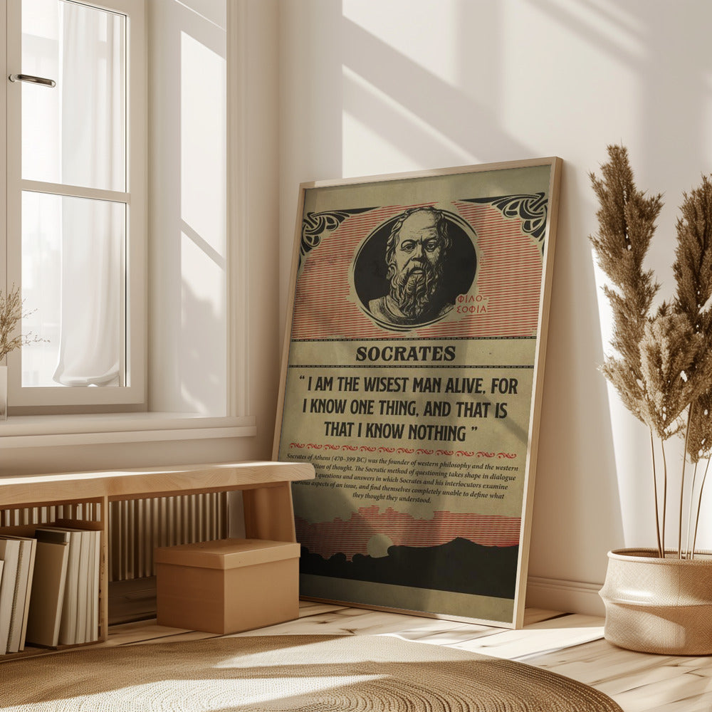 Socrates Print Poster