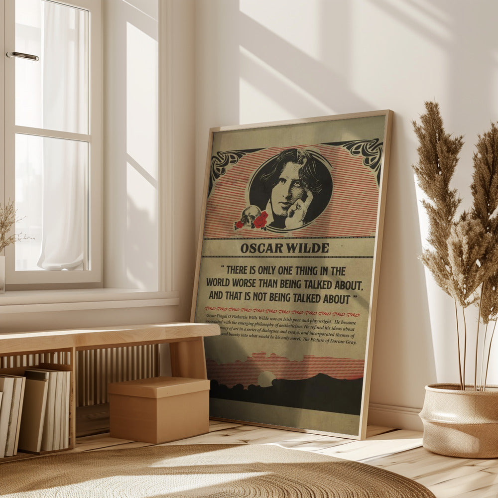 Oscar Wilde Print Poster