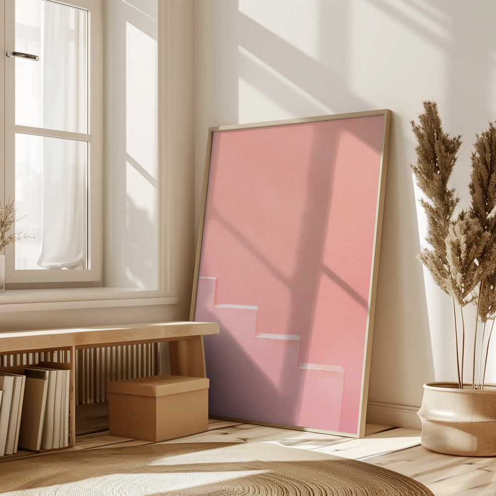 Muralla Roja in Pink II Poster