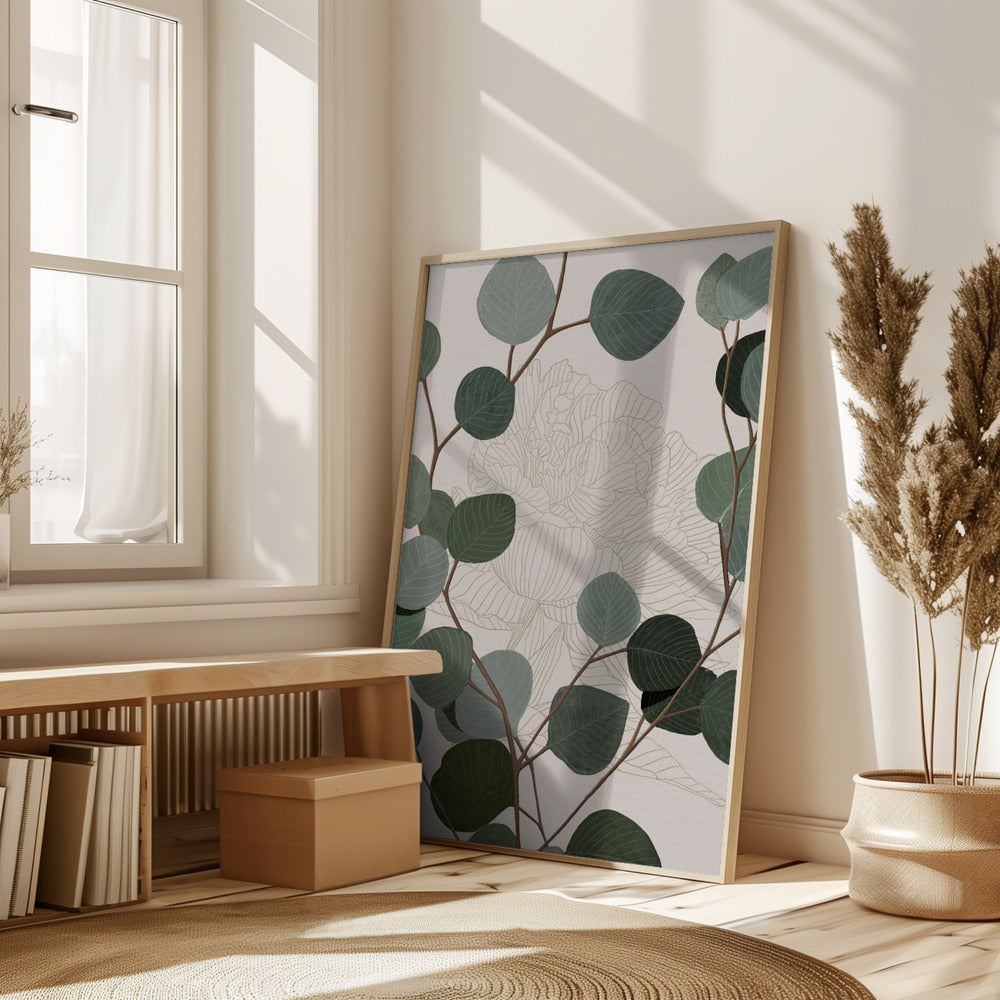 Round Eucalyptus Poster