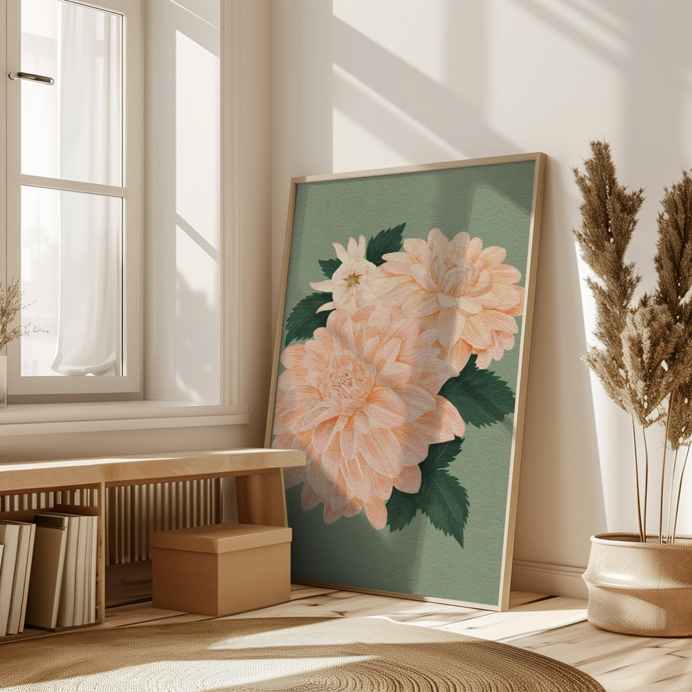 Aqua•real Canvas   Chiffon 2 Poster