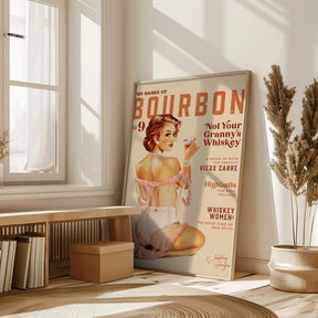 Babes of Bourbon Vol 9 Vintage Whiskey Pinup Poster