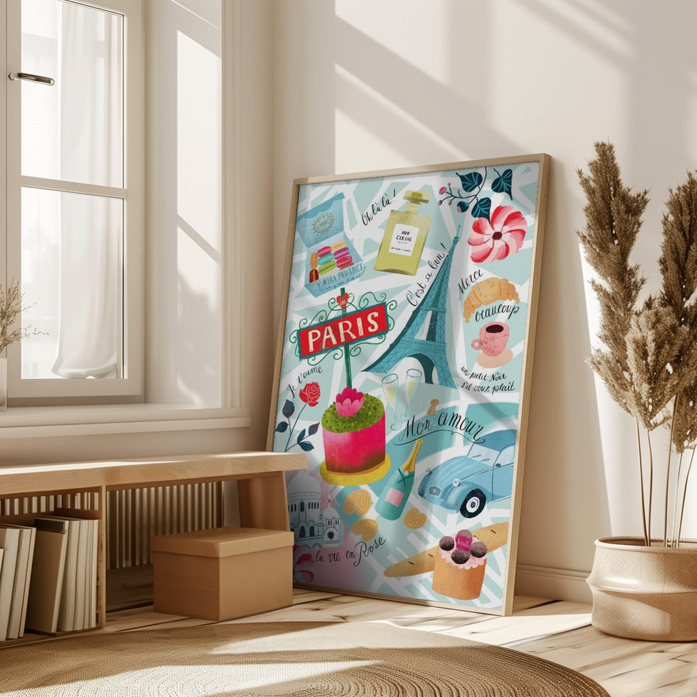 Paris Sucre Sacre Coeur Poster