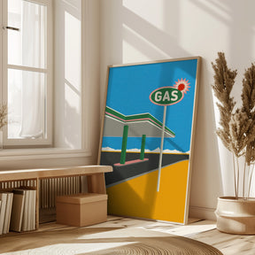 Spark Gas Station Poster