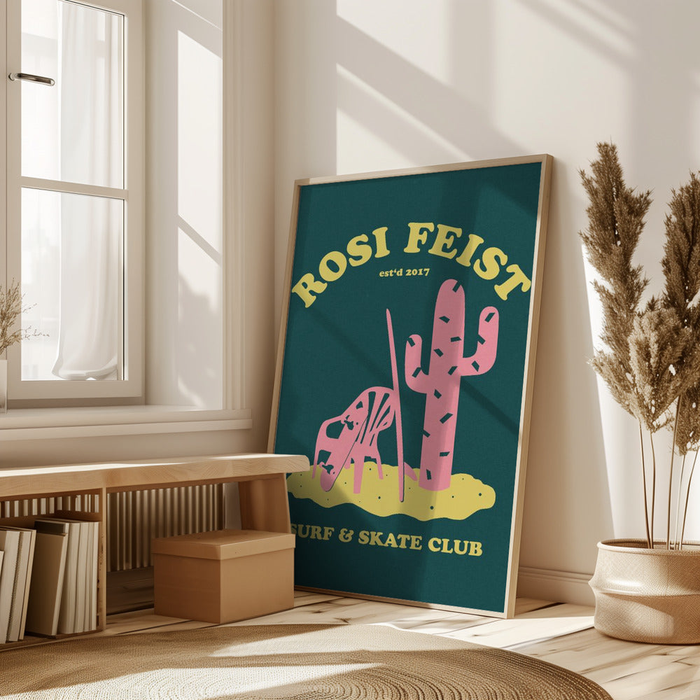 Rosi Feist Surf and Skate Club Poster