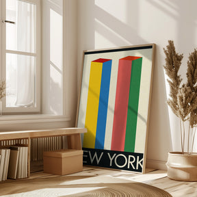 New York Twin Towers Poster