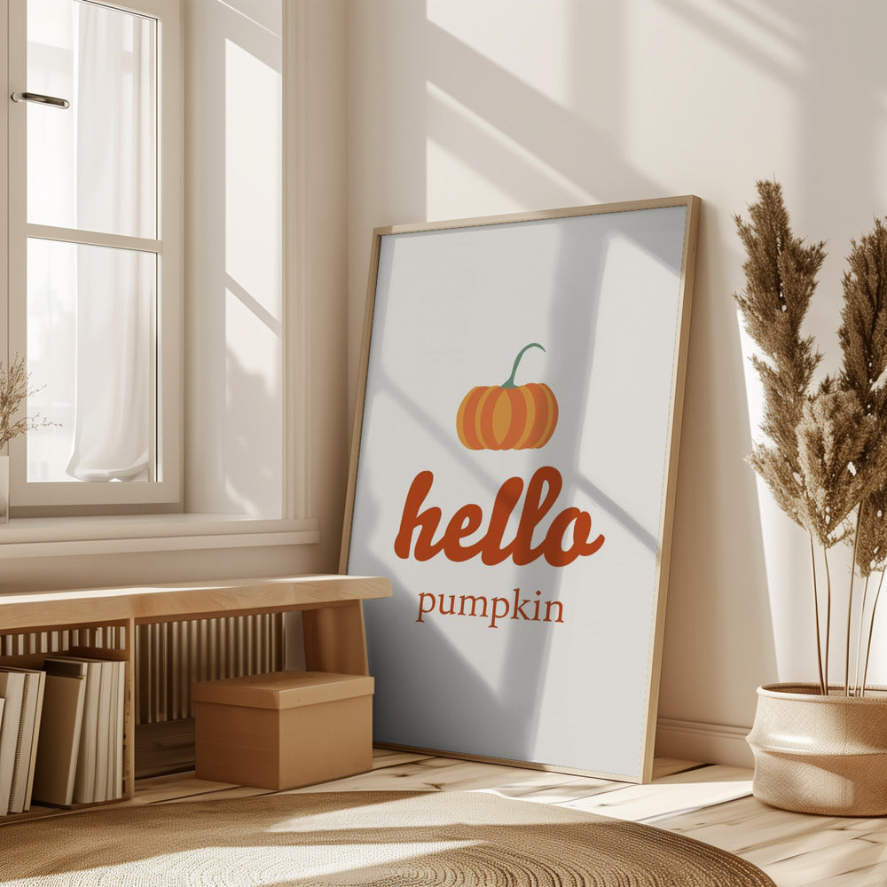 Hello Pumpkin Poster